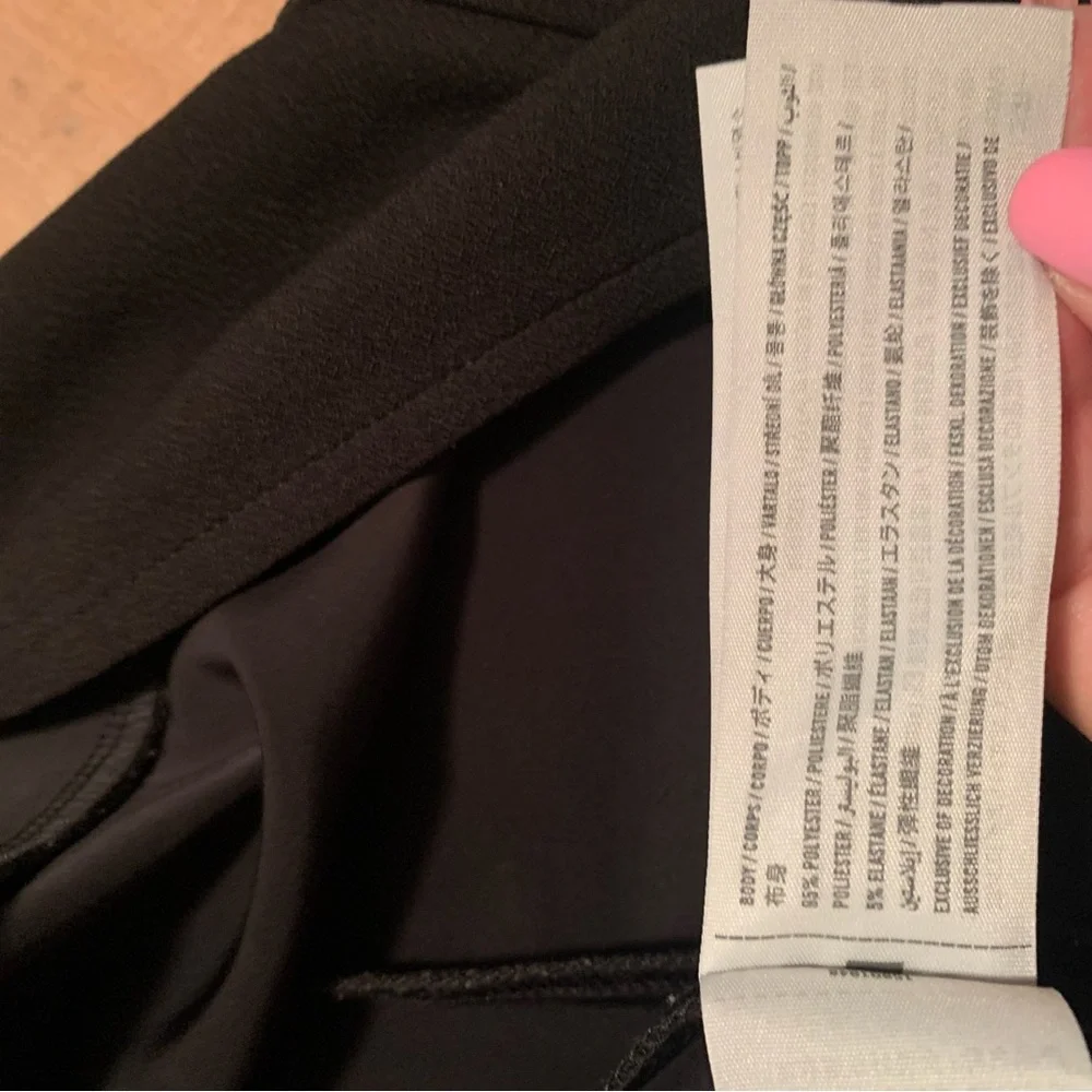 Abercrombie & Fitch Black Midi Dress with Side Slit - Picture 8 of 8